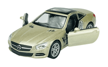 shumee WELLY 2012 MERCEDES-BENZ SL 500 Z ZLATO STREHO 1:34 43662