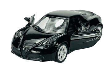 shumee WELLY ALFA ROMEO 4C ČRNA 1:34 43676