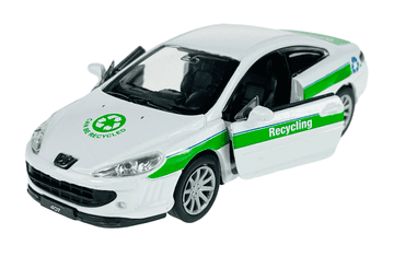 shumee WELLY PEUGEOT 407 COUPE OBČINSKO SERVISIRANJE BELA 1:34 42368