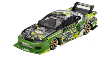 shumee MINI GT LB-SUPER SILHOUETTE NISSAN S15 SILVIA V2 ZELENA #823 1:64 MGT00823-R
