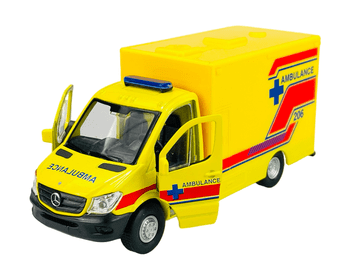 shumee REŠEVALNO VOZILO WELLY MERCEDES-BENZ SPRINTER 1:34 43767