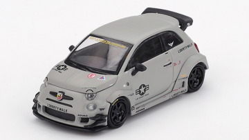 shumee MINI GT FIAT ABARTH 595 LB-WORKS x ABAS WORKS FIGHTERS SIVA #1064 1:64 MGT01064-L