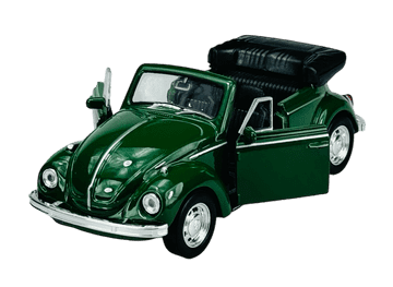 shumee WELLY VW VOLKSWAGEN HROŠČ ZELEN BREZ STREHE 1:34 42344