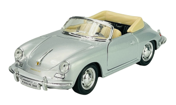 shumee WELLY PORSCHE 356B SREBRNA 1:24 29390