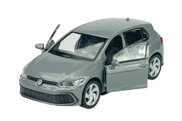 shumee WELLY VW VOLKSWAGEN GOLF 8 GTI SIVA 1:34 43823