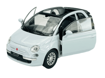 shumee WELLY 2010 FIAT 500C MODRA 1:34 43612
