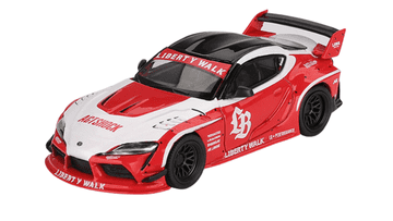 shumee MINI GT 2025 TOYOTA GR SUPRA LB-WORKS #1103 RDEČA 1:64 MGT01103-BL (BLISTER)