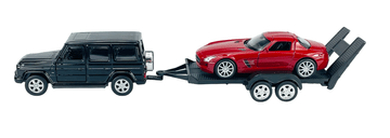 shumee WELLY 2-PAKET MERCEDES G-RAZREDA + MERCEDES-BENZ SLS AMG 1:34
