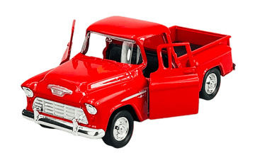 shumee WELLY OLD TIMER 1955 CHEVROLET STEPSIDE PICK UP RDEČ 1:34 43749