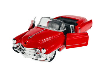 shumee WELLY OLD TIMER 1953 CADILLAC ELDORADO RDEČ BREZ STREHE 1:34 42356