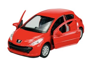 shumee WELLY PEUGEOT 207 RDEČ 1:34 42370
