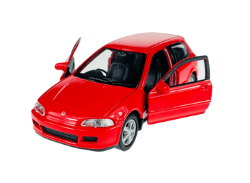 shumee WELLY 1992 HONDA CIVIC V RDEČA 1:34 43813