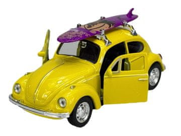 shumee WELLY VW VOLKSWAGEN HROŠČ Z ARMATURNO PLOŠČO RUMENA 1:34 42343