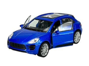 shumee WELLY PORSCHE MACAN TURBO MODRA 1:34 43673