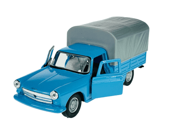 shumee WELLY STARODOBNI VOZILO PEUGEOT 404 PICCUP LETNIK 1968 MODREGA RAZMERJA 1:34 43776