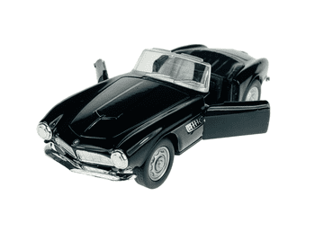 shumee WELLY STARODOBNI BMW 507 ČRNEGA RAZREDA BREZ STREHE 1:34 43779