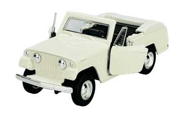 shumee WELLY OLD TIMER 1967 JEEP JEEPSTER COMMANDO ROADSTER BEL 1:34 43826