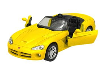 shumee WELLY 2003 DODGE VIPER SRT-10 BREZ STREHE RUMENA 1:34 42345