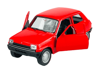 shumee WELLY STARODOBNI RENAULT 5 RDEČ 1:34 43740