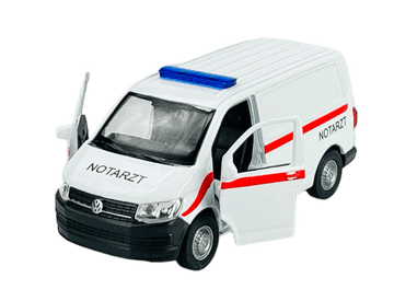 shumee WELLY VW TRANSPORTER T6 VAN NOTARZT 1:34 43762