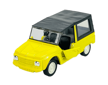 shumee WELLY STARODOBNI CITROEN MEHARI LETNIK 1968 Z RUMENO STREHO 1:34 43792