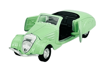 shumee WELLY STARODOBNI PEUGEOT 402, LETNIK 1938, ZELEN BREZ STREHE 1:34 98877