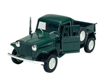 shumee WELLY OLD TIMER 1947 JEEP WILLYS PICCUP ZELEN 1:34 43822