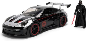 shumee JADA VOJNA ZVEZD PORSCHE 911 992 GT3 RS + FIGURA DARTH VADER 1:24 9336477314