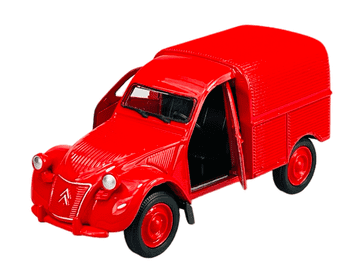 shumee WELLY STARODOBNI CITROEN 2CV FOURGONNETTE RDEČ 1:34 43769