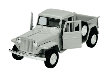 shumee WELLY OLD TIMER 1947 JEEP WILLYS PICCUP SIVA 1:34 43822
