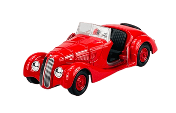 shumee WELLY STARODOBNI BMW 328 RDEČ BREZ STREHE 1:34 98874