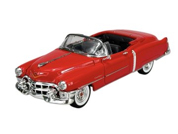 shumee WELLY 1953 CADILLAC ELDORADO BREZ STREHE RDEČA 1:24 22414