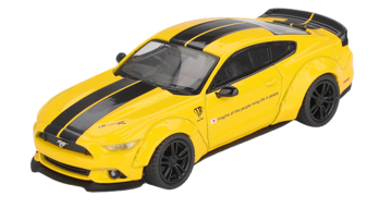 shumee MINI GT 2015 FORD MUSTANG LB WORKS RUMENA #1077 1:64 MGT01077-BL (BLISTER)