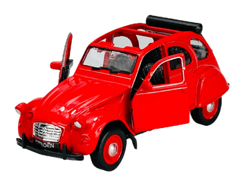 shumee WELLY STARODOBNI CITROEN 2CV RDEČ BREZ STREHE 1:34 43625