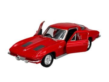 shumee WELLY OLD TIMER 1963 CHEVROLET CORVETTE C2 RDEČA 1:34 43733