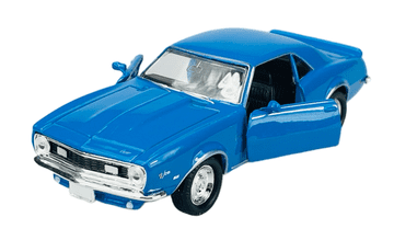 shumee WELLY STARODIJSKI AVTOMOBIL CHEVROLET CAMARO Z28 LETNIK 1968 MODREGA RAZMERJA 1:34 42324