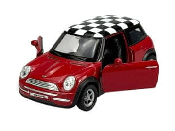 shumee WELLY MINI COOPER Z KARIRASTIM PLOŠČEM RDEČ 1:34 49766