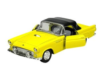 shumee WELLY STARODOBNI AVTOMOBIL FORD THUNDERBIRD Z RUMENO STREHO IZ LETNIKA 1955 1:34 42366