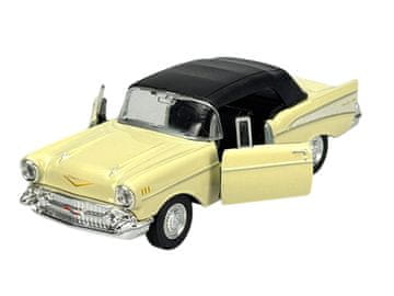 shumee WELLY OLD TIMER 1957 CHEVROLET BEL AIR BEŽ S STREHO 1:34 42357