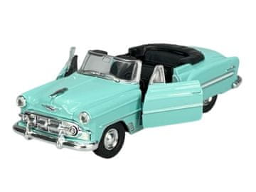 shumee WELLY OLD TIMER 1953 CHEVROLET BEL AIR MODREGA OBLIKE BREZ STREHE 1:34 42367