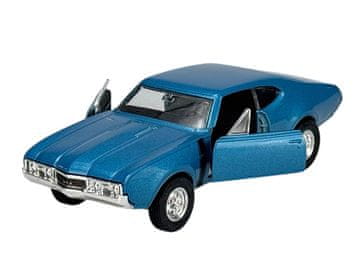 shumee WELLY OLD TIMER 1968 OLDSMOBILE 442 MODRA 1:34 43711