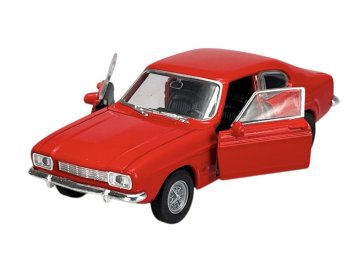 shumee WELLY STARODOBNI AVTOMOBIL 1969 FORD CAPRI RDEČ 1:34 43753