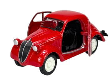 shumee WELLY OLD TIMER 1936 FIAT 500 TOPOLINO RDEČ 1:34 43852
