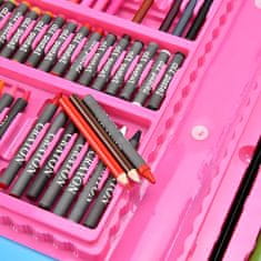 shumee KOMPLET ZA UMETNIŠKO SLIKANJE 168 DELOV ZA DEKLICE IN FANTKE + ETUI