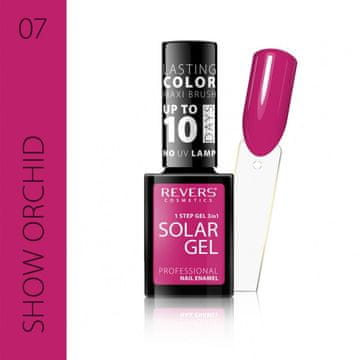 REVERS Revers Solar gel lak za nohte Show Orchid 07 12 ml