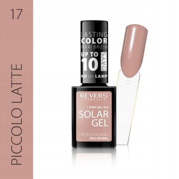 REVERS Lak za nohte Revers Solar Gel 12 ml Piccolo Latte #17 hibridni učinek