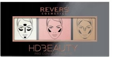 REVERS Paleta za konturiranje obraza Revers HD Beauty Pro Contour 04 3-v-1