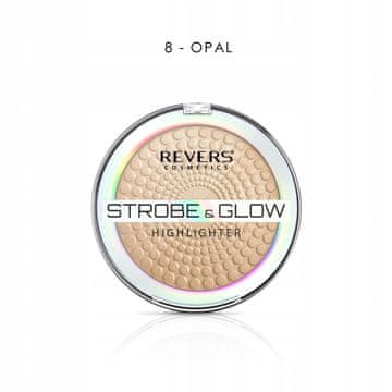 REVERS Osvetljevalec v prahu v zlati barvi Revers Strobe & Glow 08