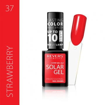 REVERS Lak za nohte Revers Solar Gel 12 ml, hibridni učinek, št. 37