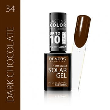 REVERS Revers Solar Gel lak za nohte 34 12 ml - hibridni učinek brez svetilke